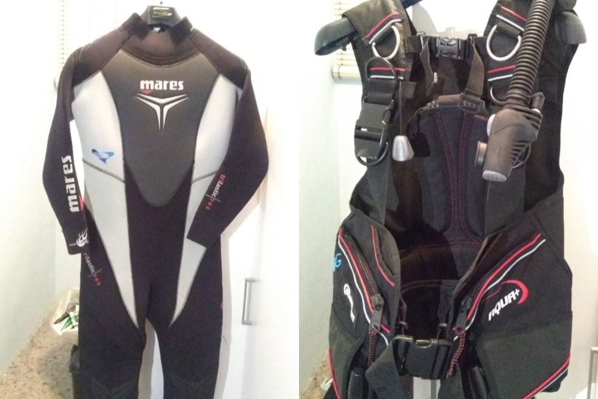 Equipo de buceo