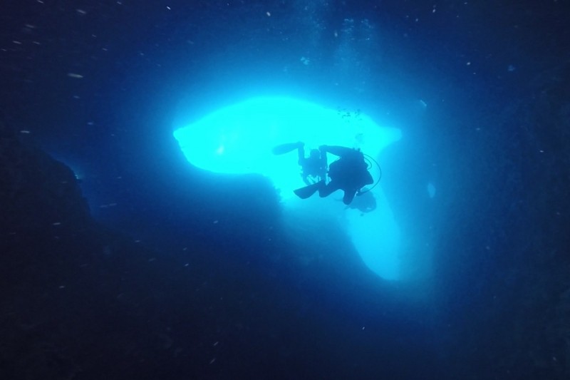 CUEVA DE LA VACA, ENTRADA NORTE - ISLAS MEDES -GIRONA - Girona L'Estartit España