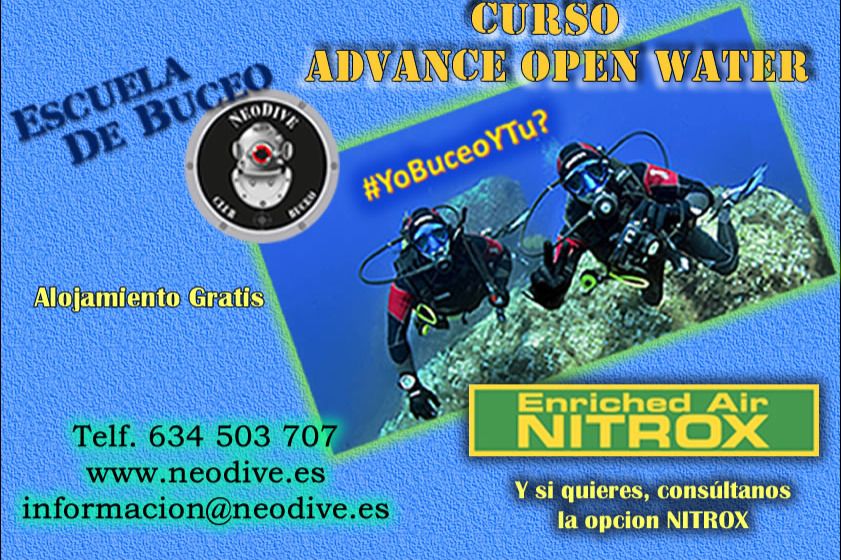 Curso Advanced Open Water Diver en Madrid