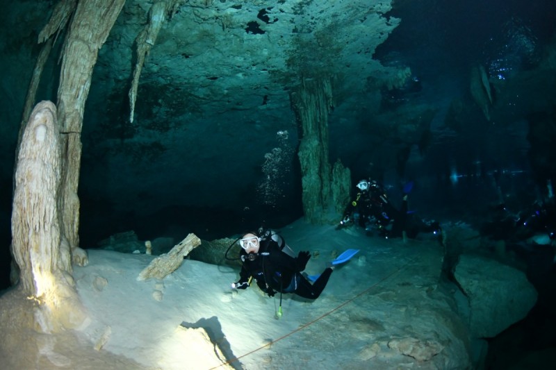 CENOTE DOS OJOS, PLAYA DEL CARMEN - Quintana Roo Tulum México
