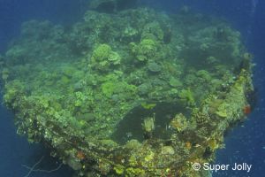 PECIO DEL “FUJIKAWA MARU” (ISLA DE ETTEN, TRUK LAGOON, MICRONESIA) -  Weno Micronesia foto 1
