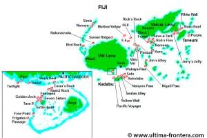 Mapa buceo Fiji | NAMENA - VANUA LEVU - FIJI -  suva Fiji foto 12